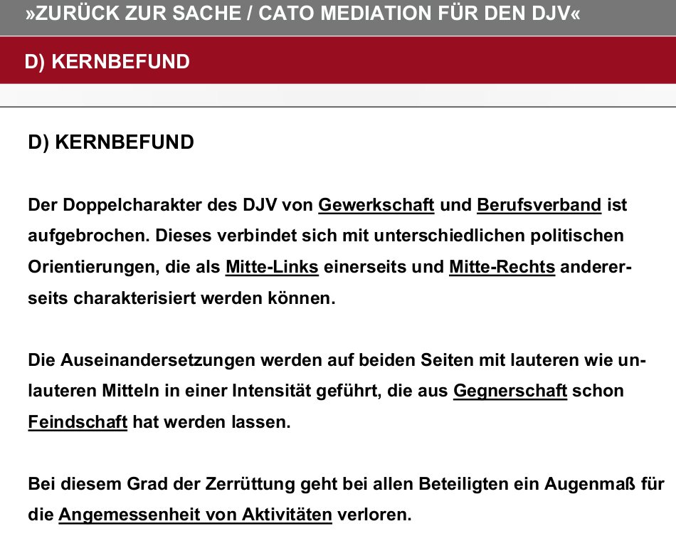 Kernbefund DJV