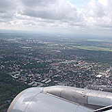 Anflug auf Berlin