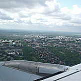 Anflug auf Berlin