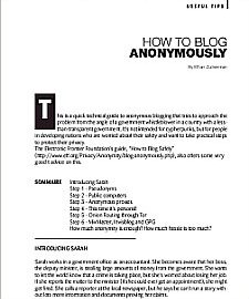 Handbook for Cyber-Dissidents
