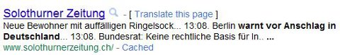 warnt vor