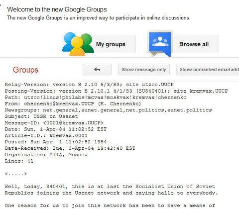 usenet