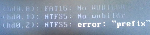 error prefix