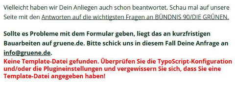 grüne inhalte
