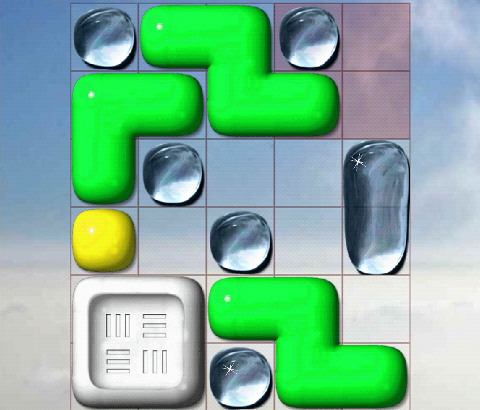 Sticky Blocks Sliding Puzzle