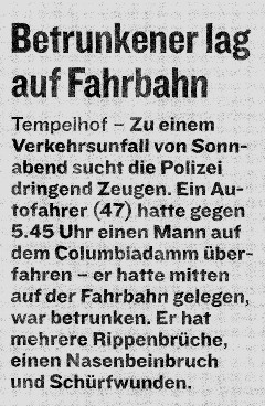 zeitungsausschnitt