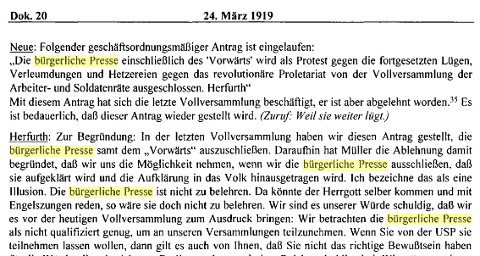 bürgerliche Presse