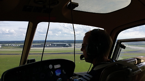 Hubschrauberflug