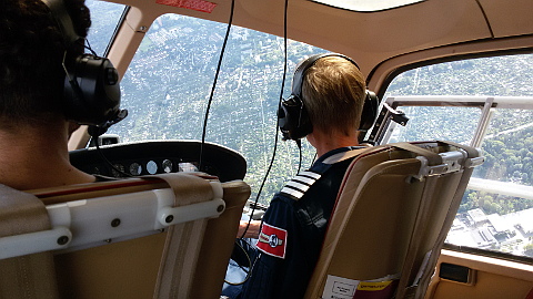 Hubschrauberflug