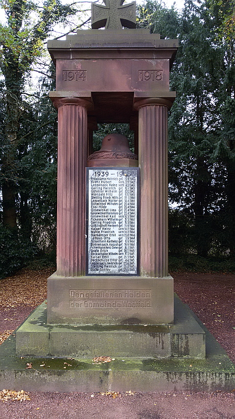 Ehrenmal Kommunalfriedhof Weetfeld