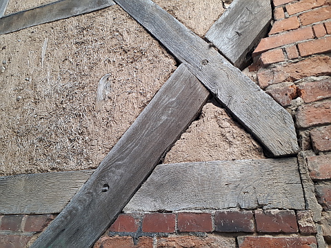 Fachwerk mit Lehm