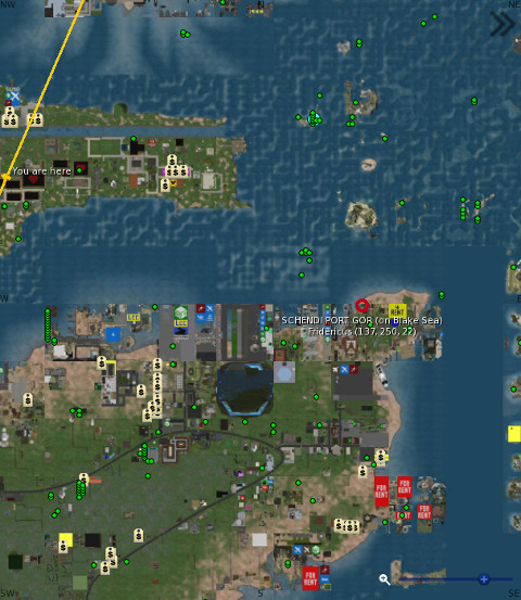 secondlife map