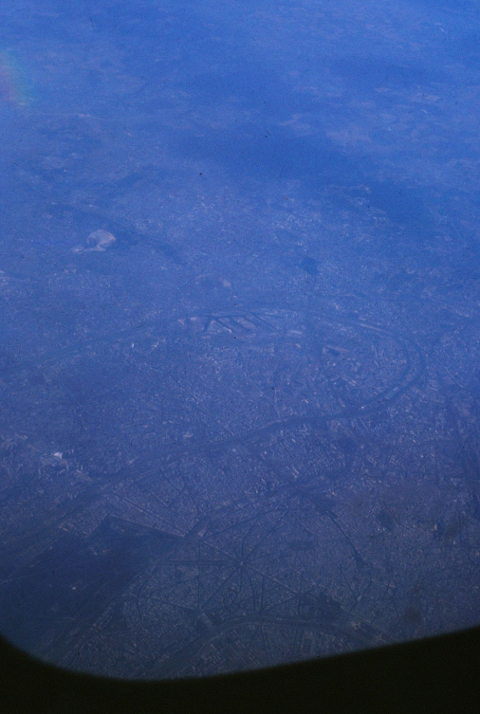 vue aérienne de paris
