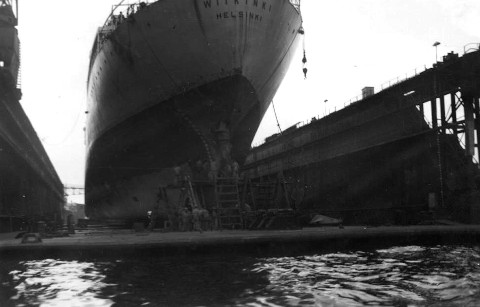 Hafen Hamburg 1958
