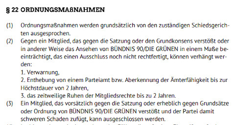 schiedsgericht grüne