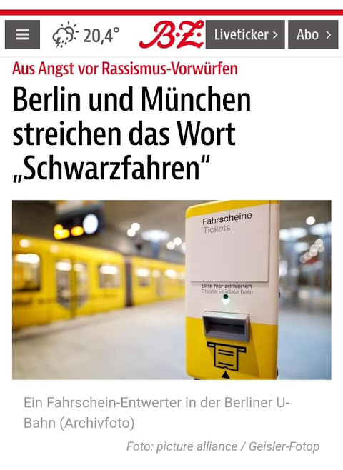 schwarzfahren