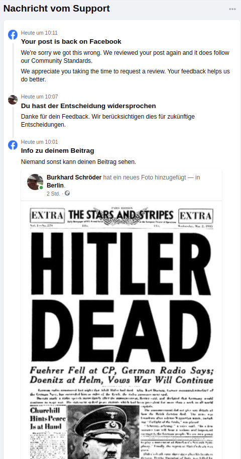 hitler dead