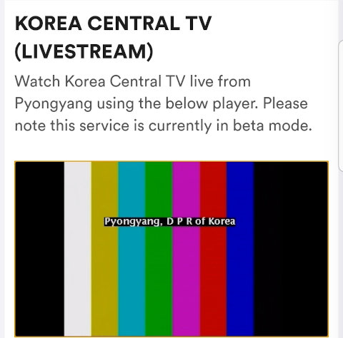 korea zentral tv