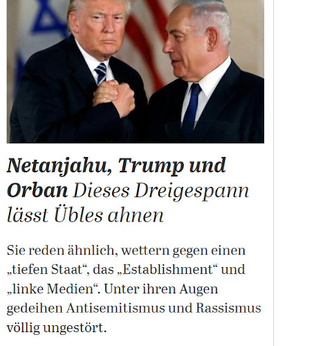trump netanjahu