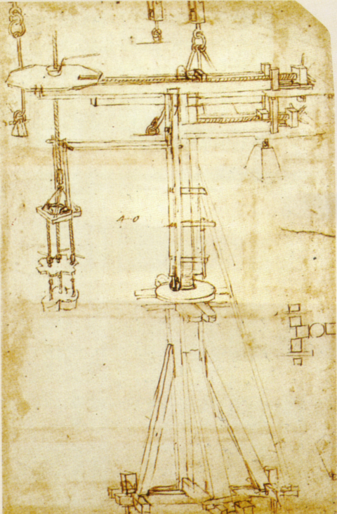 crane Leonardo da Vinci