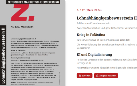 Zeitschrift für marxistische Erneuerung