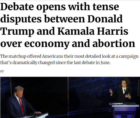 trump harris