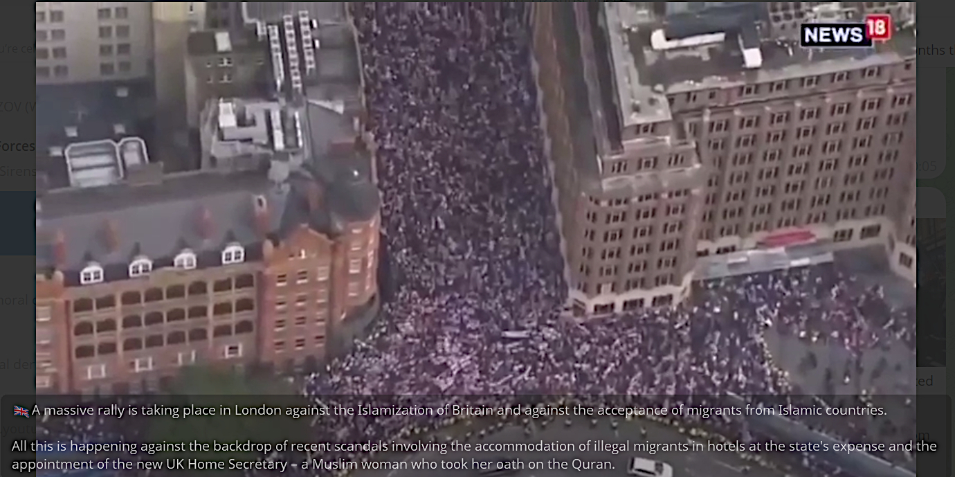 demonstration UK