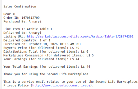 secondlife marketplace